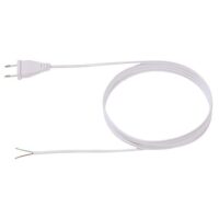 Bachmann Netzanschlussleitung 2m 2,5A weiß 202.284 2x0,75qmm IP20 Euro-Steck PVC