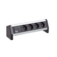 Bachmann Steckdosenleiste alu 35° IP20 902.1076