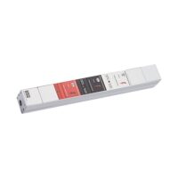 Bachmann Steckdosenleiste 2-fach alu 1m IP20 800.2960 ÜSS 4qmm