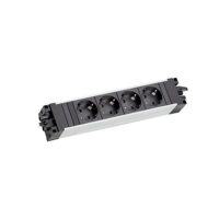 Bachmann Steckdosenleiste 4-fach alu 35° 906.014 IP20
