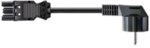 Bachmann Geräteanschlussleitung 3-polig schwarz 375.007 H05VV-F 1,5qmm L5000mm