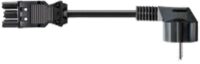 Bachmann Geräteanschlussleitung 3-polig schwarz 375.007 H05VV-F 1,5qmm L5000mm