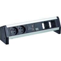 Bachmann Steckdosenleiste schwarz 1m 35° IP20 902.0142 1,5qmm