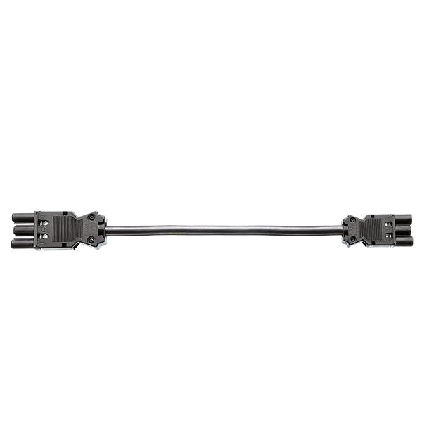 Bachmann Bachmann Verbindungskabel 3-polig H05VV-F schwarz 375.129 1,5qmm L5000mm