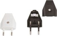 Bachmann EURO-Stecker 2,5A 250V Kunststoff IP20 900.002 schwarz ger