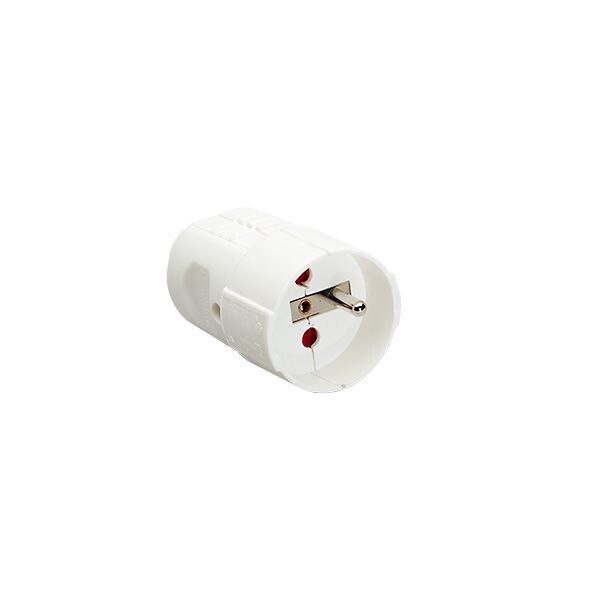 Bachmann Bachmann Schutzkontaktkupplung Kunststoff IP20 912.273 ger weiß Schraubkl