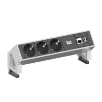 Bachmann Steckdosenleiste 3/1-fach weiß 1xUSB 902.301 1,5m 35° IP20 1,5qmm