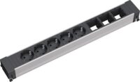 Bachmann Steckdosenleiste 5/3-fach schwarz 35° CONFERENCE 909.008 IP20
