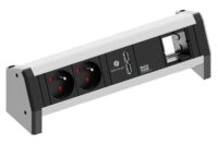 Bachmann Steckdosenleiste alu 1xUSB 35° 902.0185 IP20