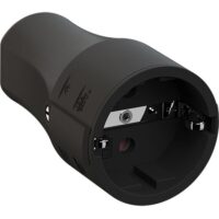 Bachmann Schutzkontaktkupplung Kunststoff IP20 960.103 ger schwarz Schraubkl