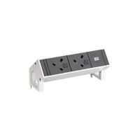 Bachmann Steckdosenleiste 2-fach weiß 0,2m 45° 902.213 IP20 1,5qmm