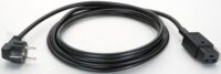 Bachmann Netzanschlussleitung 3m 16A schwarz 352.175 3x1,5qmm IP20 0-70°C PVC