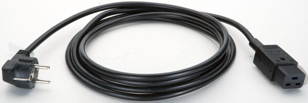 Bachmann Bachmann Netzanschlussleitung 3m 16A schwarz 352.175 3x1,5qmm IP20 0-70°C PVC