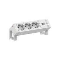 Bachmann Steckdosenleiste 3/f weiß 0,2m 902.3205 35° IP20