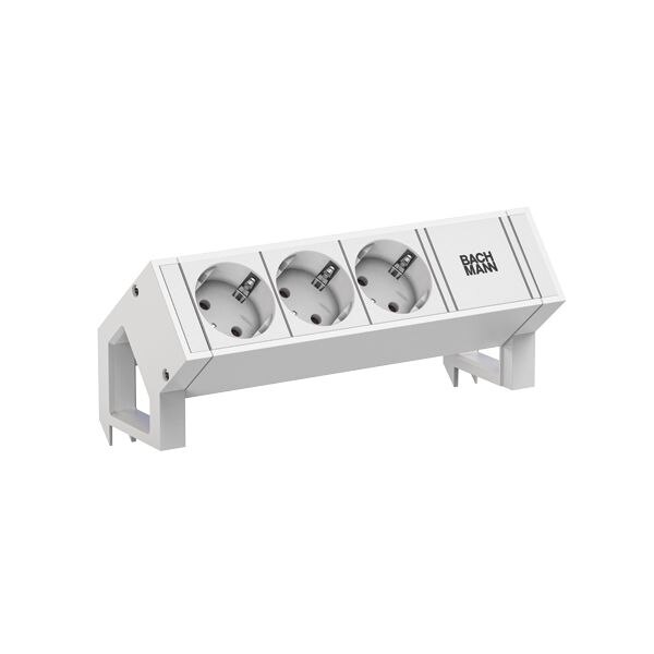 Bachmann Bachmann Steckdosenleiste 3/f weiß 0,2m 902.3205 35° IP20