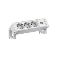 Bachmann Steckdosenleiste 3/f weiß 0,2m 937.406 35° IP20