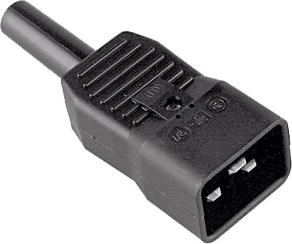 Bachmann Bachmann Kaltgerätesteck Kunststoff IP20 ger schwarz 915.175 Schraubkl
