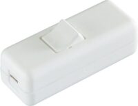 Bachmann Schnurschalter 10W weiß Wippe 924.052 230V