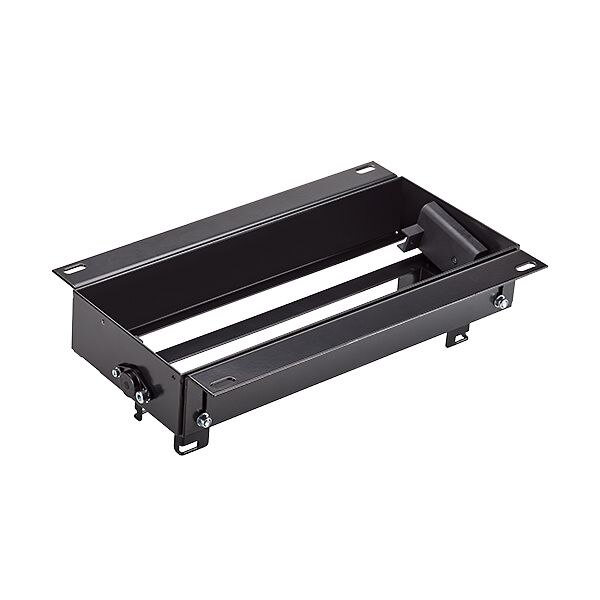 Bachmann Bachmann Multi-Tischsteckdose schwarz Aluminium 925.100 Einbaurahmen