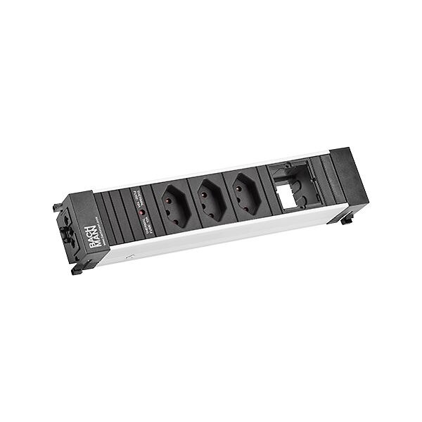 Bachmann Bachmann Steckdosenleiste 3-fach schwarz 0,3m 909.0180 IP20