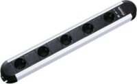 Bachmann Steckdosenleiste 6-fach schwarz 1,75m PRIMO 331.010 35° IP20 1,5qmm