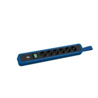 Bachmann Steckdosenleiste 6-fach bl 2m 35° 350.310 mit Ein/Aus IP20 1,5qmm
