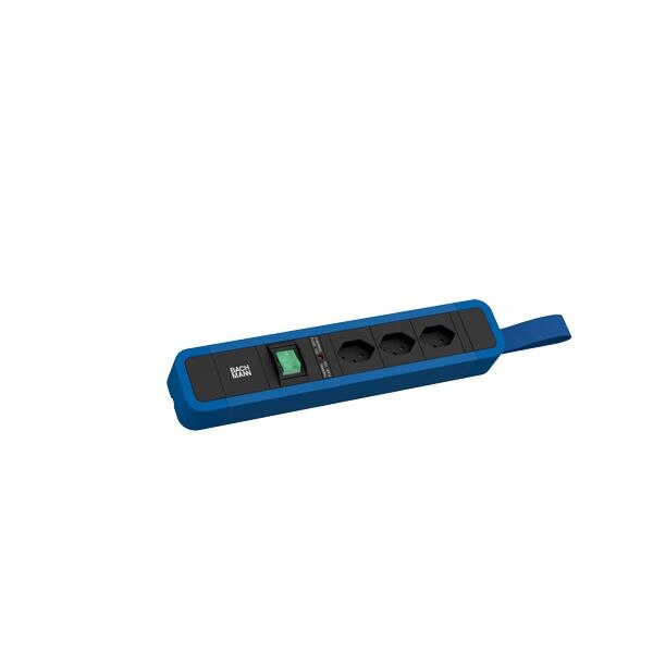 Bachmann Bachmann Steckdosenleiste bl mit Ein/Aus 350.345 2m 90° IP20 1,5qmm