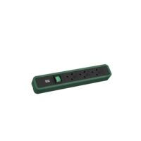 Bachmann Steckdosenleiste 3-fach gn 2m 45° 350.221 mit Ein/Aus IP20 1,5qmm