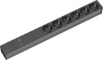 Bachmann Steckdosenleiste 19 6Steckd 333.536 230V LED Netzentstör