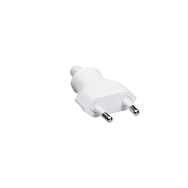 Bachmann Bachmann EURO-Stecker 2,5A 250V Kunststoff IP20 900.011 weiß ger