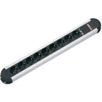 Bachmann Steckdosenleiste 3-fach schwarz 1,75m PRIMO 331.000 35° IP20 1,5qmm