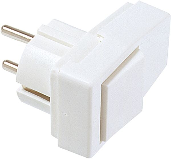 Bachmann Bachmann Schutzkontaktstecker 16A 250V 911.271 Kunststoff IP20 weiß rechtw