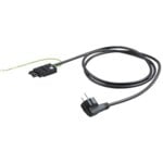Bachmann Netzanschlussleitung 3-polig H05VV-F 375.116 1,5qmm L3000mm schwarz