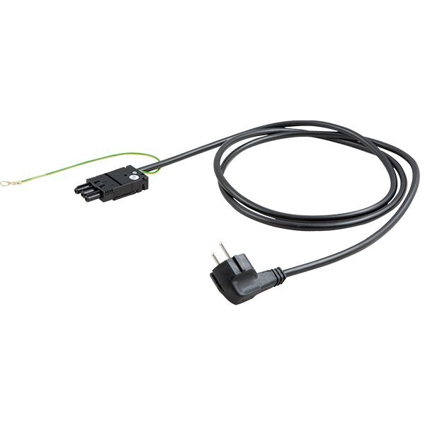 Bachmann Netzanschlussleitung 3-polig H05VV-F 375.116 1,5qmm L3000mm schwarz
