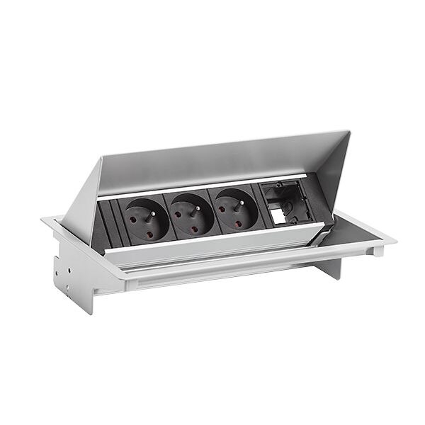 Bachmann Bachmann Steckdosenleiste alu 0,2m 35° 900.401 IP20 1,5qmm