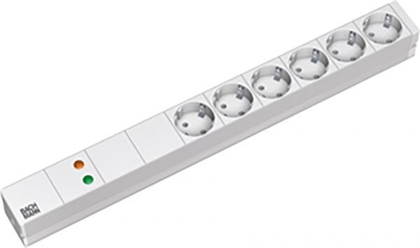 Bachmann Steckdosenleiste 19 1HE 230V 333.402 Überspannungskategorie: 3 LED