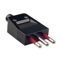 Bachmann Schutzkontaktstecker 10A 250V 910.174 Kunststoff IP20 schwarz ger