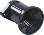 Bachmann Illuminationsfassung schwarz E27 Kunststoff 740.011 BefestFuß