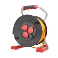Bachmann Kabeltrommel Kunststoff 40m H07BQ-F 399.193 3x2,5mm IP44 3xSteckdosen