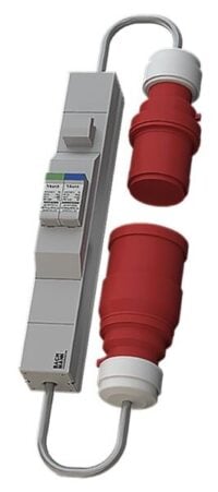 Bachmann Überspannungsschutz 400VAC 3-polig 800.2623 0,9kV mit FMkont Modul akust/opt