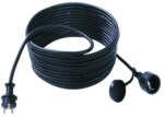 ELTROPA Netzanschlussleitung 10m 16A schwarz E343.171S 3x1,5qmm IP44 Schutzkontakt-Kuppl