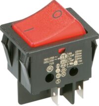 Bachmann Einbau-Ausschalter 2-polig 16A Wippe 924.099 Kontrolle