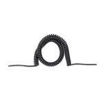 Bachmann Spiralleitung 2,5m 5x1,5qmm schwarz 693.180 IP20 0-70°C PUR