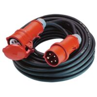 Bachmann CEE-Verlängerung 10m 5x1,5qmm 344.171 16A schwarz IP44 CEE-Steck CEE-Kuppl