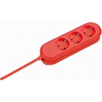 Bachmann Steckdosenleiste 3-fach rt 3m 35° 388.371 IP20 1,5qmm