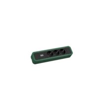 Bachmann Steckdosenleiste 3-fach gn 2m 35° 350.207 IP20 1,5qmm