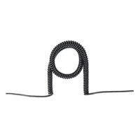 Bachmann Spiralleitung 7,5m 3x1,5qmm schwarz 692.182 IP20 0-70°C PUR