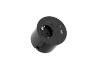 Bachmann Multi-Tischsteckdose EB 1Steckd 938.203 2USB schwarz Kunststoff