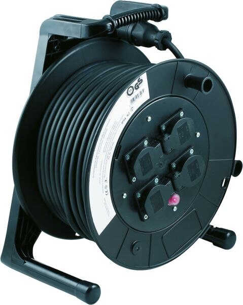 ELTROPA Kabeltrommel Kunststoff 25m H07RN-F EKT 2425 3x1,5mm IP54 4xSteckdosen