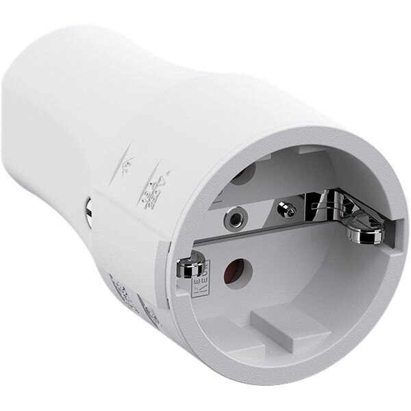 Bachmann Bachmann Schutzkontaktkupplung Kunststoff IP20 960.203 ger weiß Schraubkl